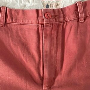 100% Cotton J. Crew Chinos - Nantucket Red